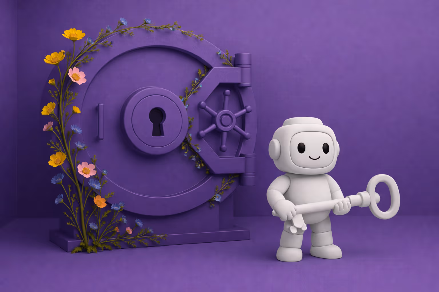 Security hero illustration